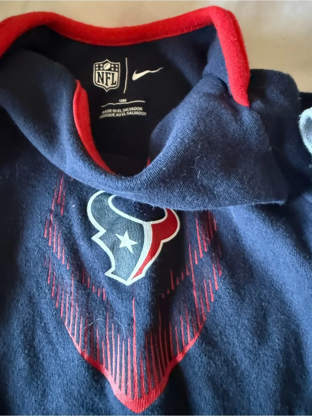 Nike Houston Texans Infant Bodysuit Set - Red, Navy & Gray